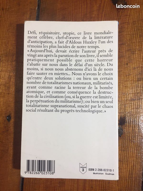 Livre le meilleur des mondes (image 2)