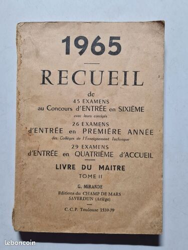 [Livre] 1965 Recueil - Bon état (image 1)