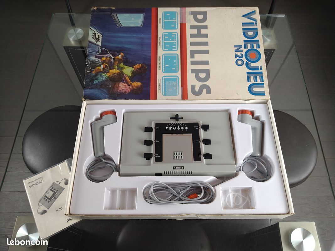 CONSOLE JEU VIDEO PHILIPS N20 années 1970 JEU VIDEO VINTAGE EUR 22,00 - FR