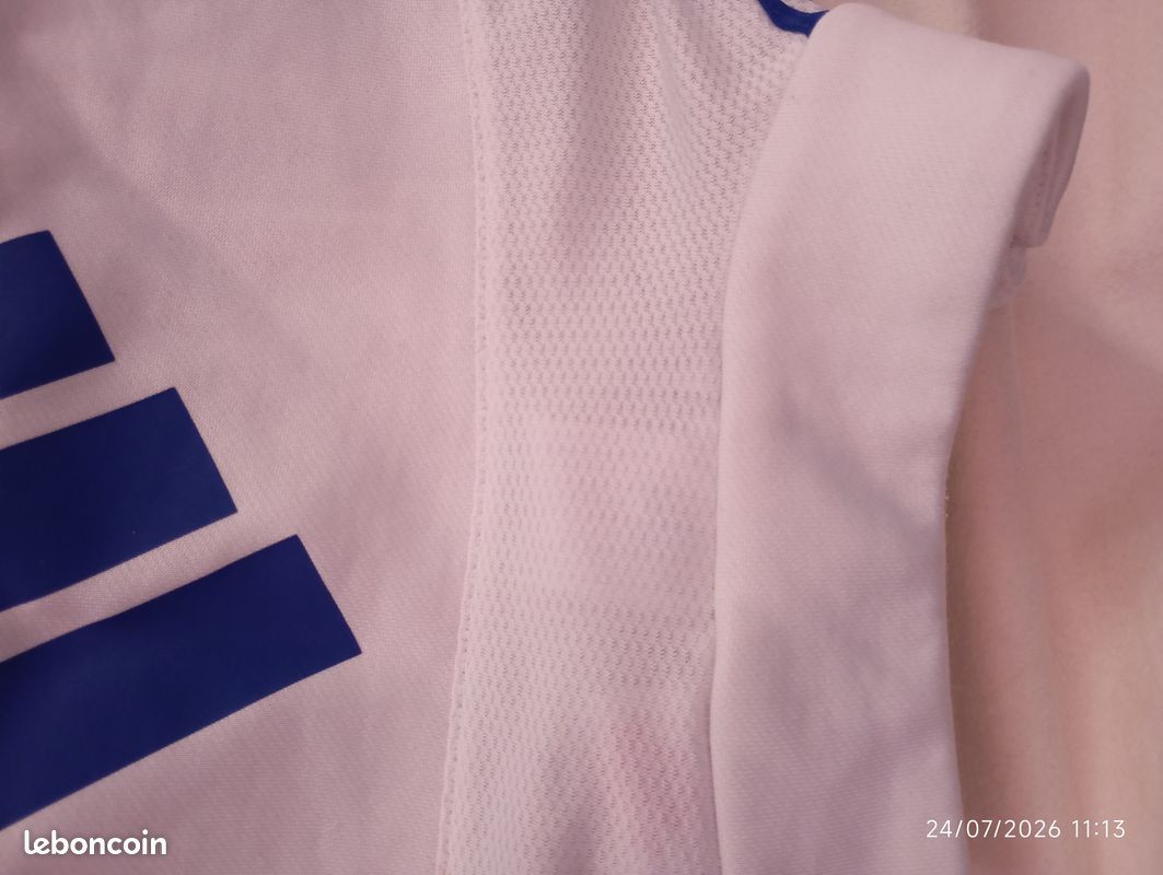 Maillot adidas col zippé 11/12 ans (image 8)
