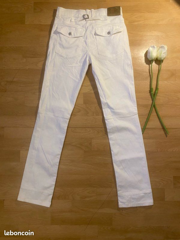 Jean blanc Cotton Belt (image 11)