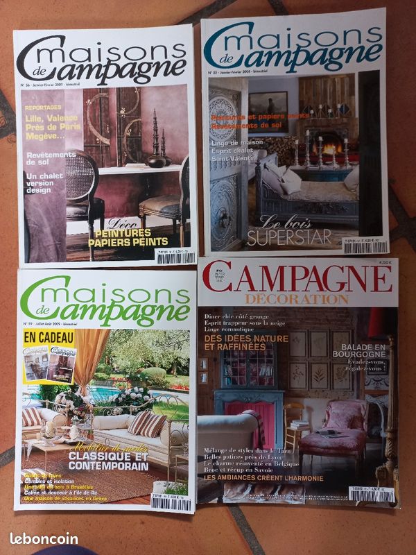 Lot 4 revues maison et campagne 2008 à 2010 (image 1)
