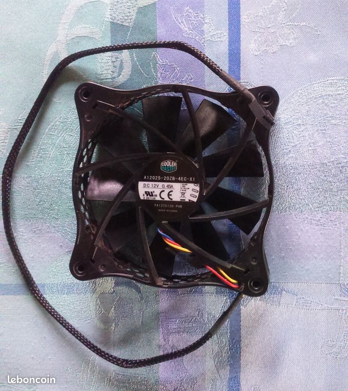 Ventilateur de boitier 120 mm Cooler Master Excalibur à 4 fils (image 2)