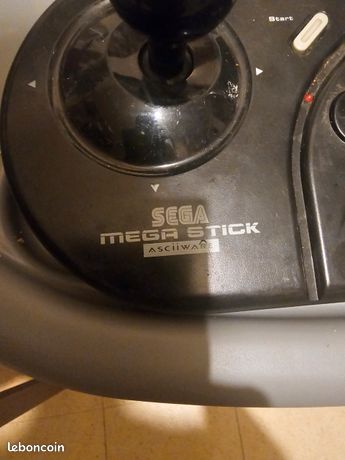 Manette Arcade Officielle SEGA Mega Drive 'Mega Stick' ASCIIWARE - Manette Originale D'occasion Fonctionnelle