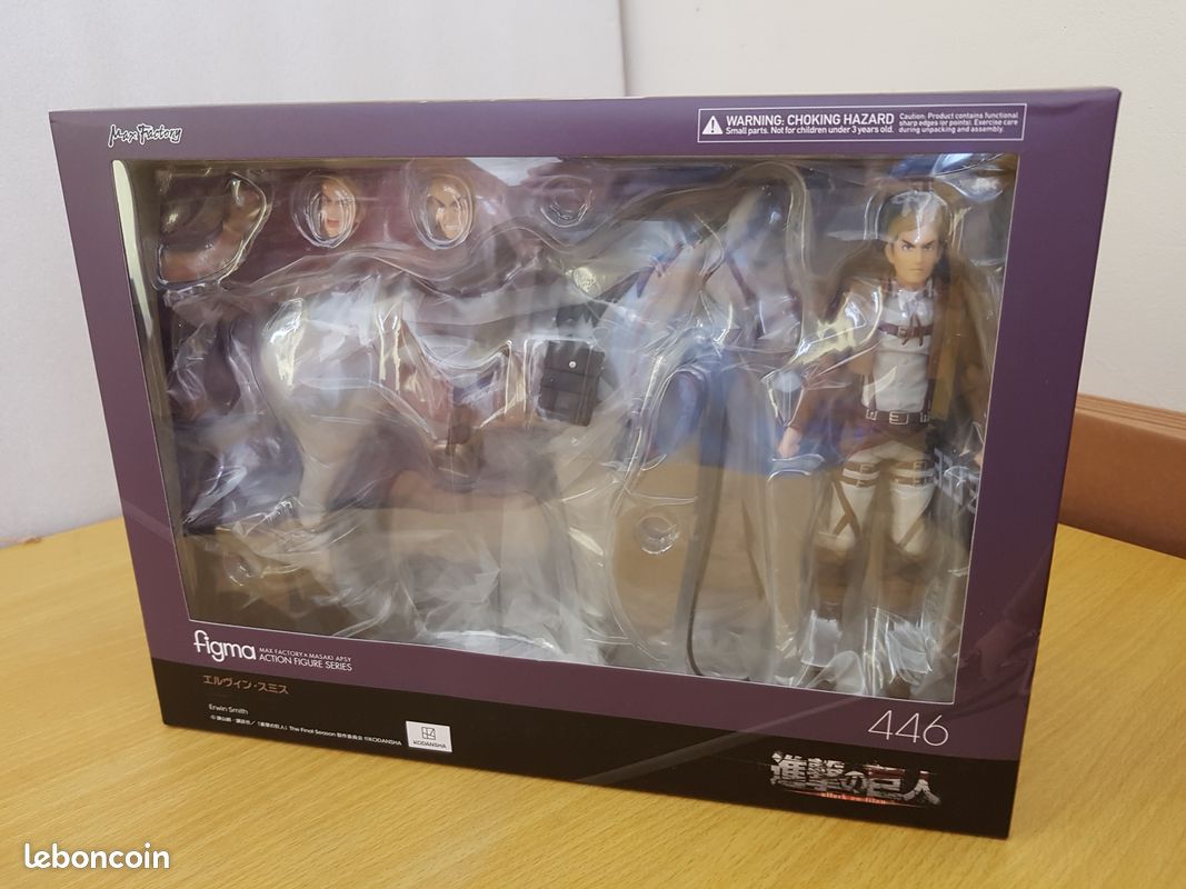 Figurine Figma 446 - Erwin Smith (Attack On Titan) Par Max Factory - Neuve