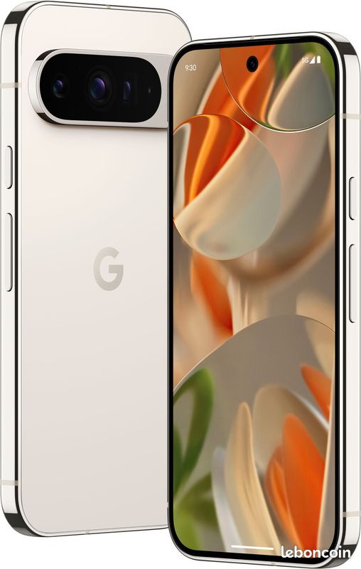 Google Pixel 9 Pro Blanc 128 Go TÉLÉPHONE ANDROÏDE.DÉBLOQUER OPÉRATEUR (image 1)