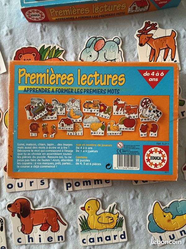 Jeu premières lectures apprendre à former les premiers mots educa 4/6 ans (image 9)