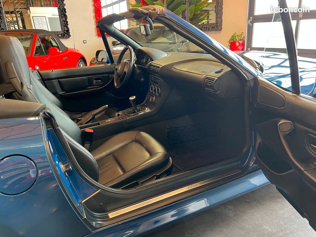BMW Z3 2.2 6 Cylindres 170cv Phase 2 "Bleu Topaze / Cuir Classique Noir" 04/2001 SEULEMENT 65.000 km "ETAT NEUF" *LIVRAISON POSSIBLE (image 9)