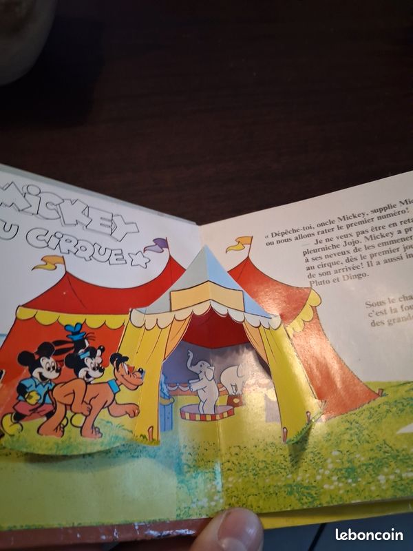 Livre Disney mickey en relief (image 3)
