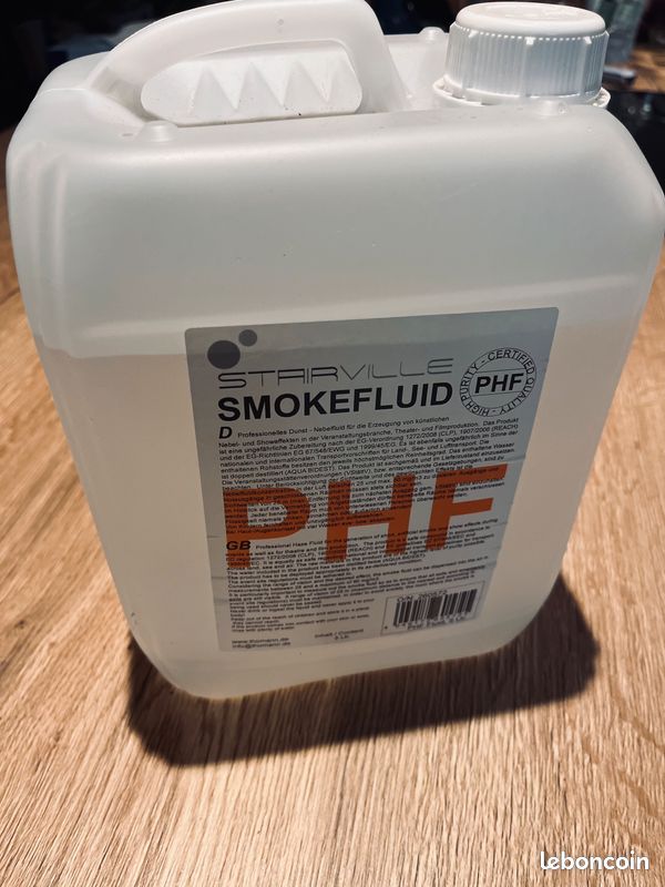 Liquide machine à fumée Stairville PHF – 5L – Qualité pro