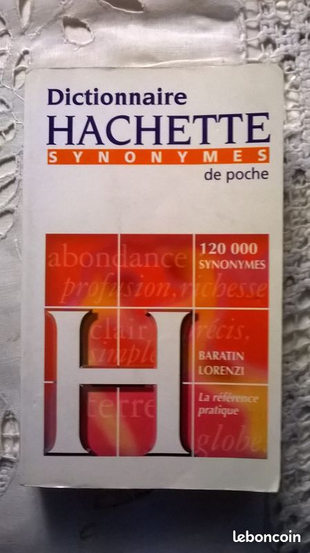 Dictionnaire des synonymes Hachette (image 1)