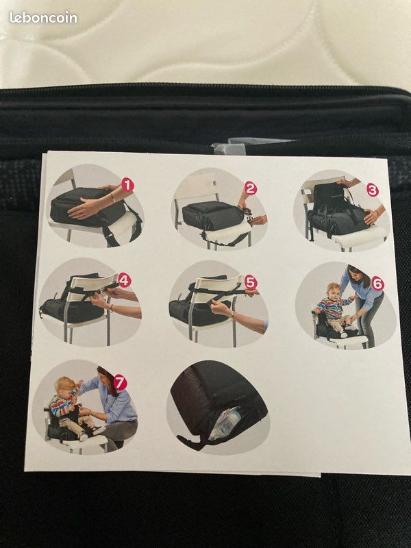 Sac à langer et réhausseur de chaise Équipement bébé