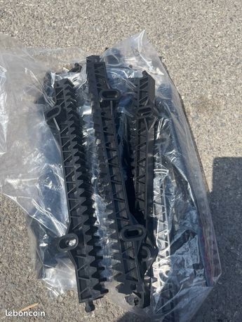 Lot 4 Mètres Crémaillère Somfy Pour Portail Coulissant - Modèle 2400501 - Noir
