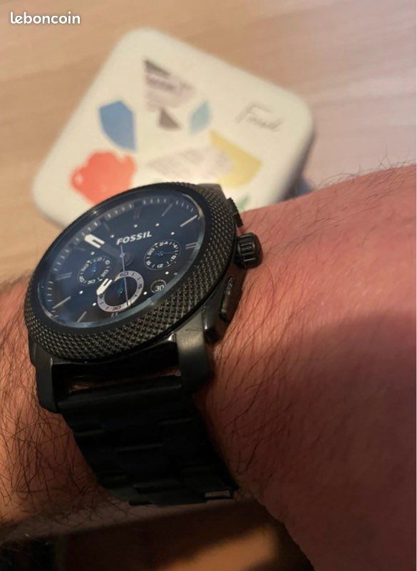 Fossil - Montre FS4552 Homme - 45mm chronographe à Quartz - Bracelet Acier Inoxydable (image 13)