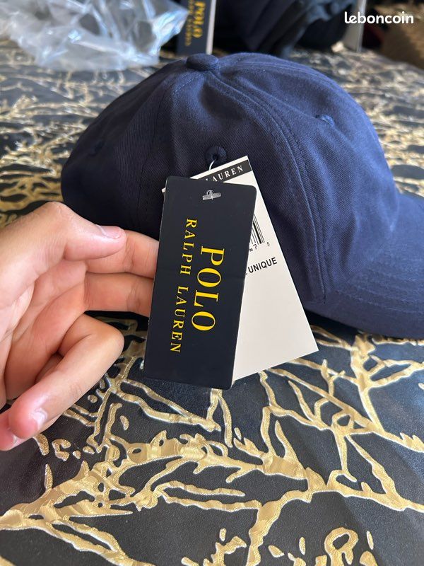 Casquette Ralph Lauren bleu marine neuve avec étiquette - Taille unique (image 5)