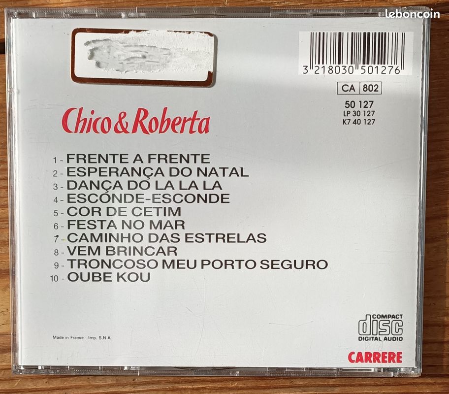 CHICO & ROBERTA, Frente a Frente, also including Natal, Carrere, CD (image 4)