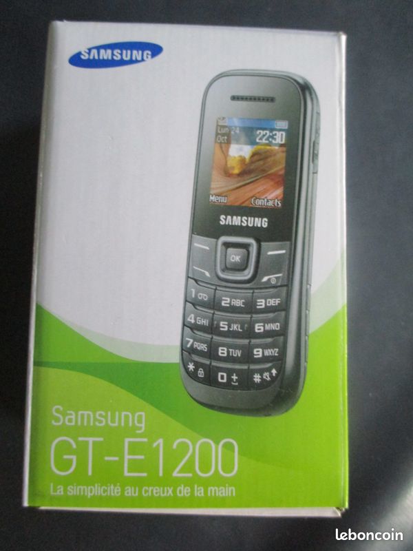 Téléphone portable samsung noir (image 1)