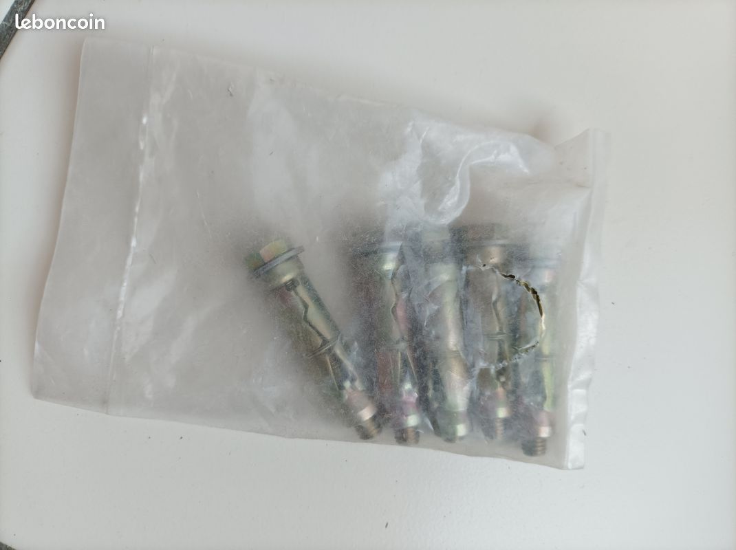 Lot de 4 boulons / goujons d'ancrage M8 60 (image 2)