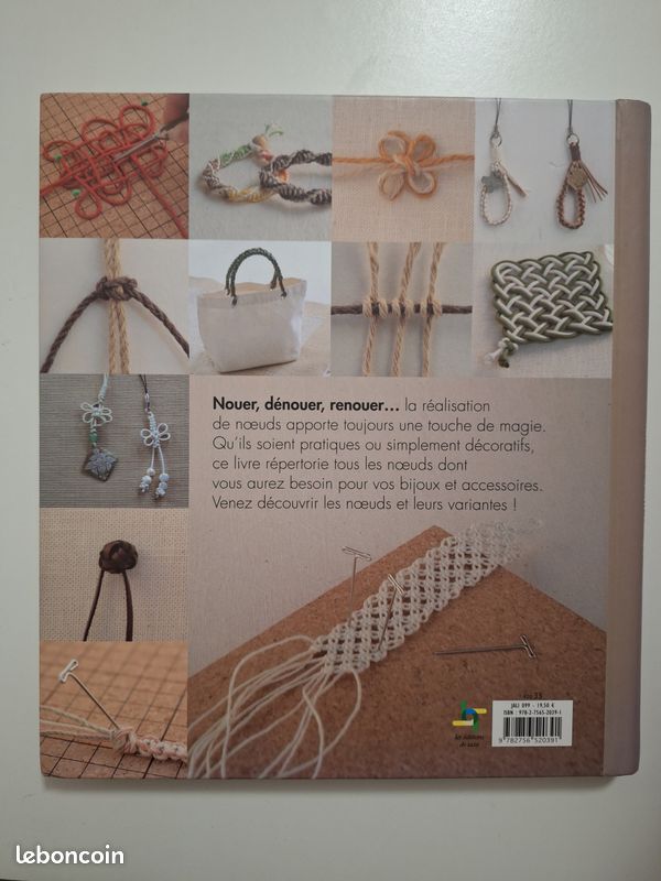 Livre Vintage 1979 : Macramé Pour Vous Et Votre Maison - Motifs, Cintres, Sacs à Main - Neuf Et Intact