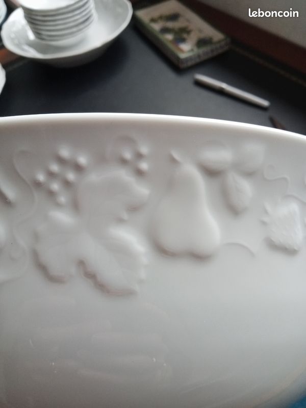 Saladier porcelaine de Limoges Philippe Deshoulières (image 1)