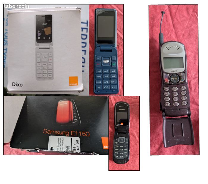 3 types TELEPHONES PORTABLES (image 1)