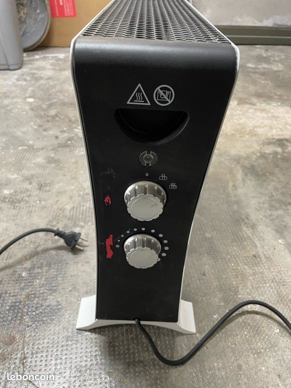 Radiateur S&P TLS 601 2000W (image 2)