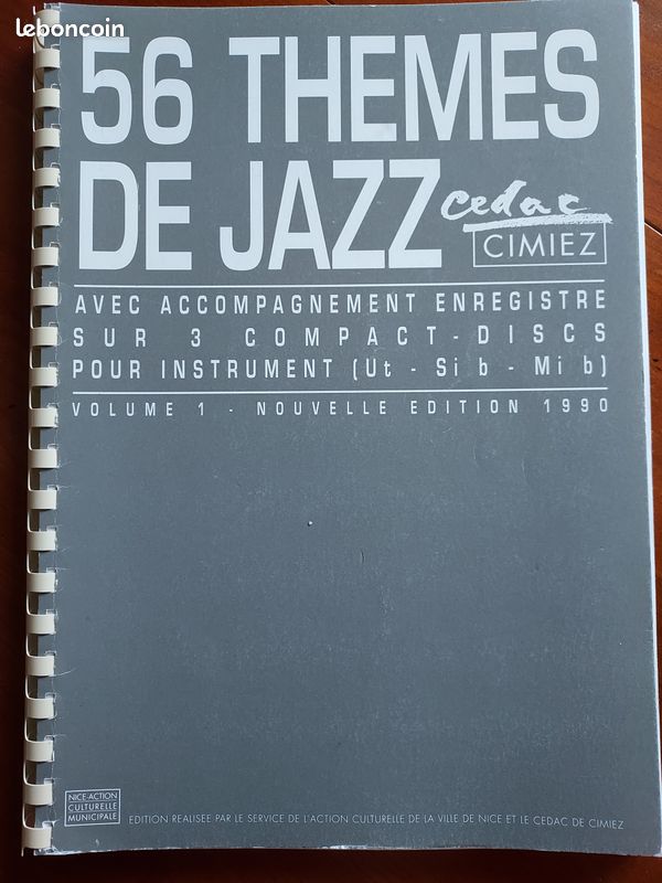 Vends recueil "56 thèmes de jazz" (image 1)