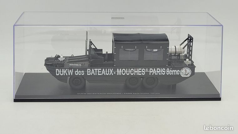Perfex 334 – GMC DUKW 353 Bateaux Mouches Paris Amphibie 1/43