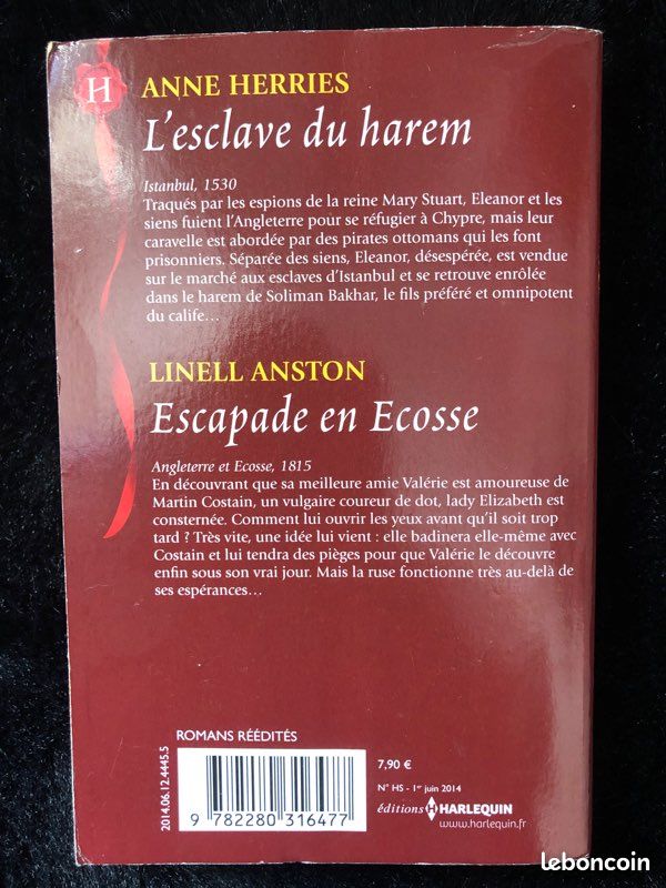 Livre L’escale du harem / Escapade en Écosse (image 3)