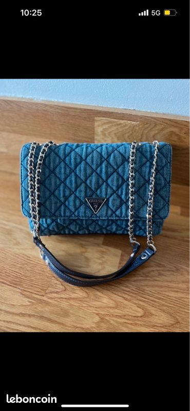 Sac à main GUESS style jeans - tbe (image 1)