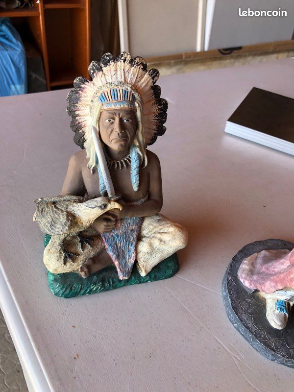 Dekofigur Indianerfigur Indianer Seattle Häuptling der Duwamish