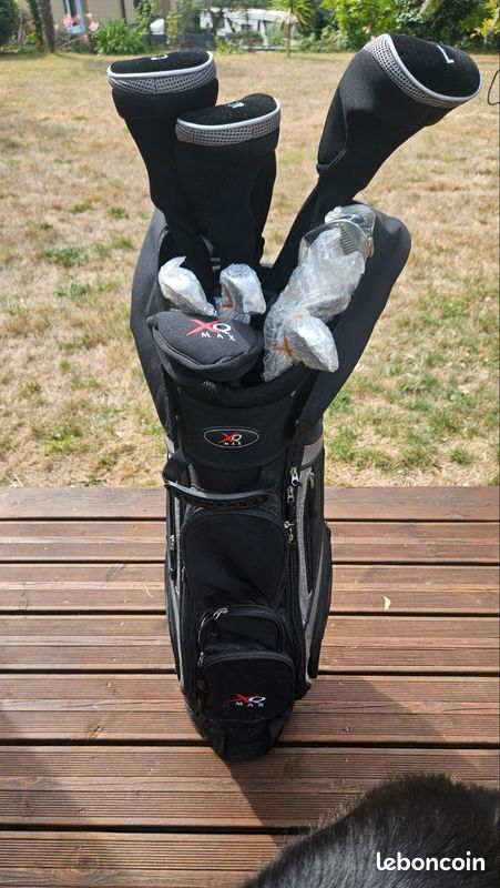 NEUF : Ensemble complet club de golf sac chariot (image 2)