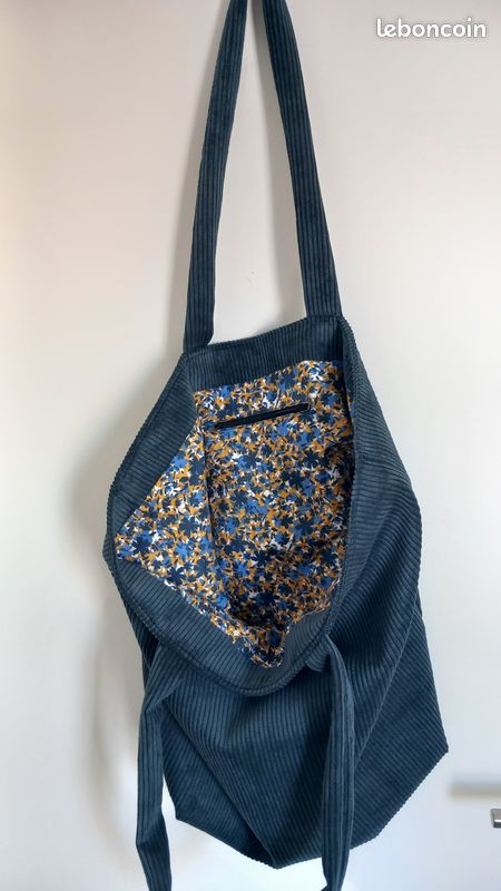 Tuto Tote Bag Velours Sac Couture Tuto Velours Côtelé Tuto Couture