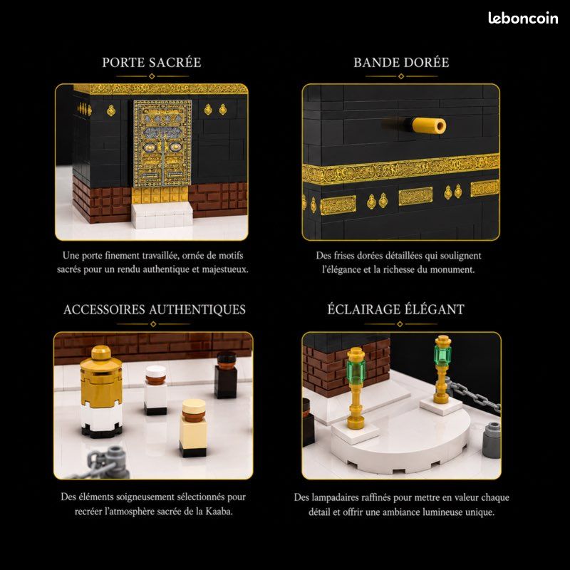 Maquette LEGO Kaaba (image 3)