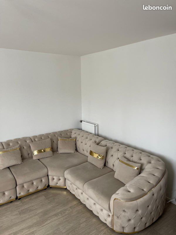 Canapé beige (image 2)
