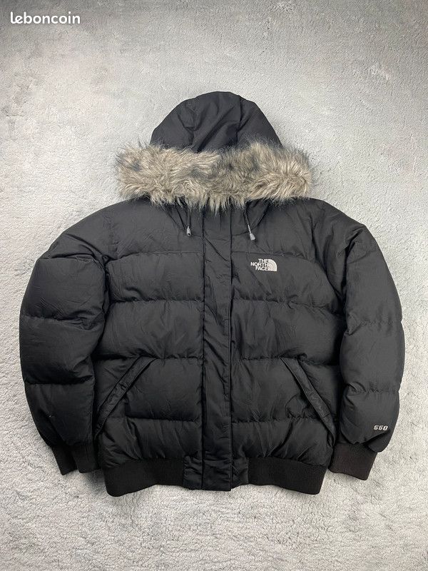 Veste Femme Noir Doudoune North Face Femme Fourrure Manteau Veste