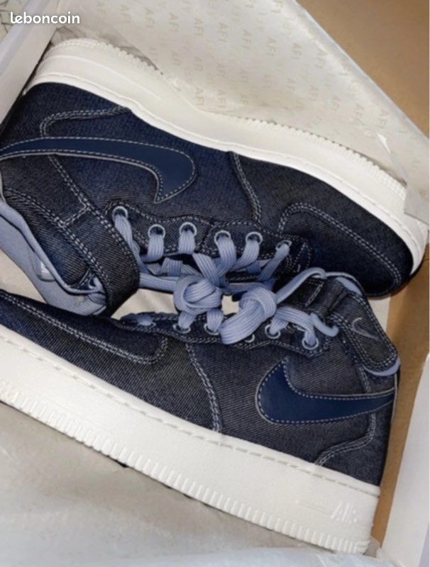 Nike air force mid montante jeans neuf Chaussures