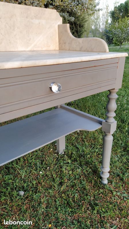 Coiffeuse plateau marbre (image 4)