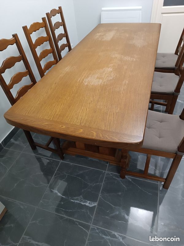 Table rectangulaire en bois Macif (image 9)