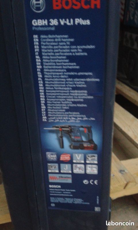 Perforateur SDS Plus Bosch GBH 36 V LI Plus neuf (image 2)