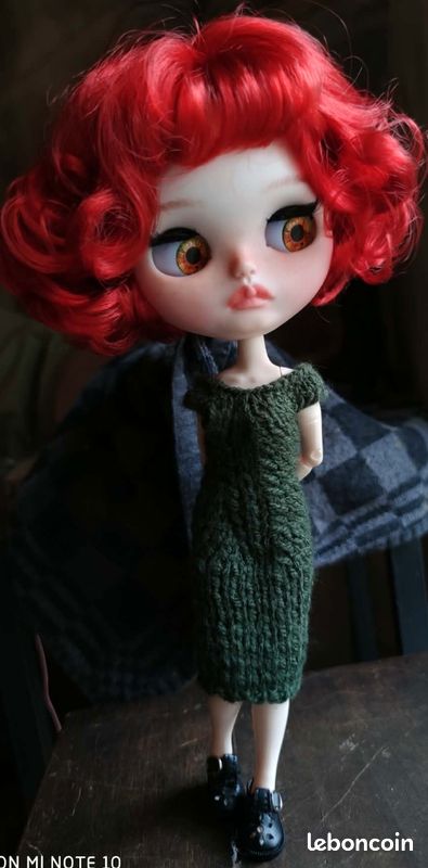 À vendre poupée blythe personnalisée signée et numerotée, nommée Leeloo (image 6)
