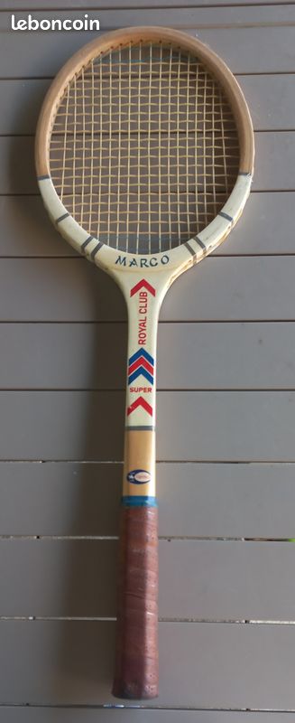 Raquette De Tennis Vintage EMERIK CERAMIC Trojan Micron - Taille Mid, Ancienne
