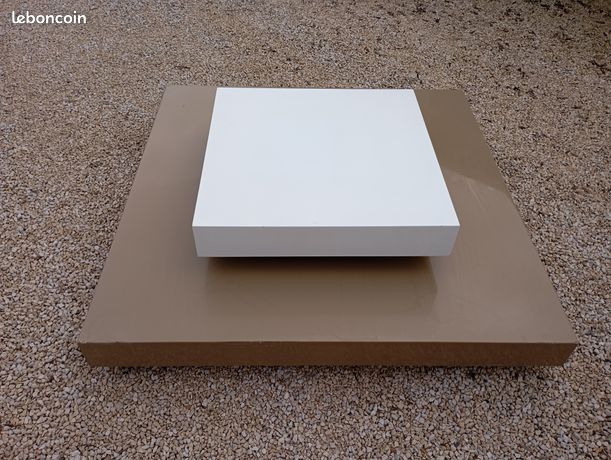 Table basse Relevable laquée blanc Gallejo Sanchez - 29839