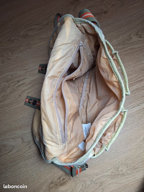 Sacoche Magnolia Pearl Kaki Beige Avec Fermeture éclair - NEUVE Avec étiquettes