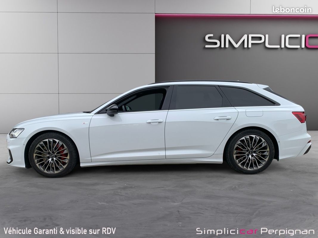 AUDI A6 AVANT 55 TFSIe 367 ch S tronic 7 Quattro Competition - Caméra de recul - Toit ouvrant - Attelage électri (image 6)