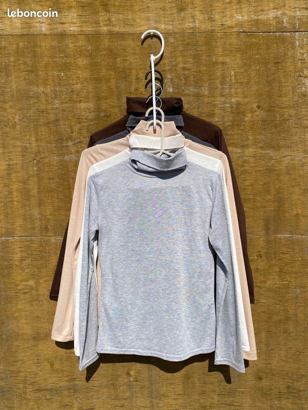 Lot de 5 pull-over col roulé (image 1)