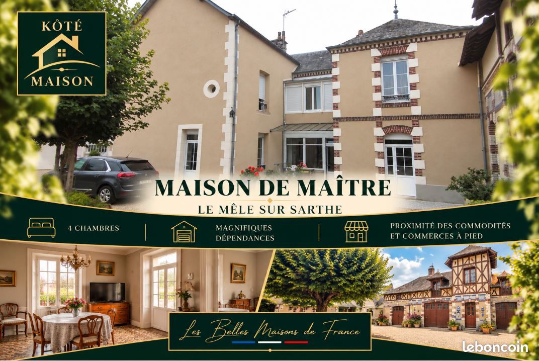 Maison 7 pièces 192 m² · au Mêle-sur-Sarthe · 192 m² · 364 900 €