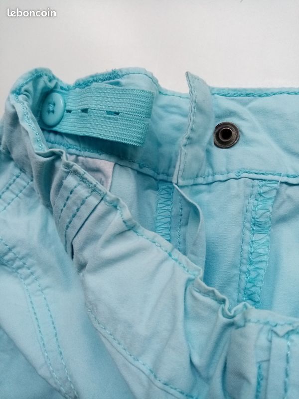 Pantacourt Cyan La Redoute | Taille 12 ans (150 cm) (image 3)