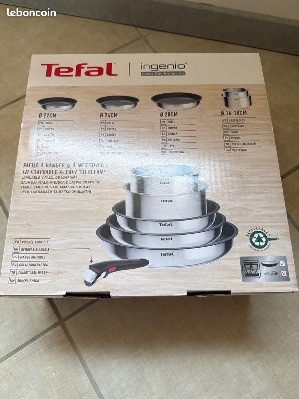 Lot de poêles TEFAL Ingenio TITANIUM (image 1)