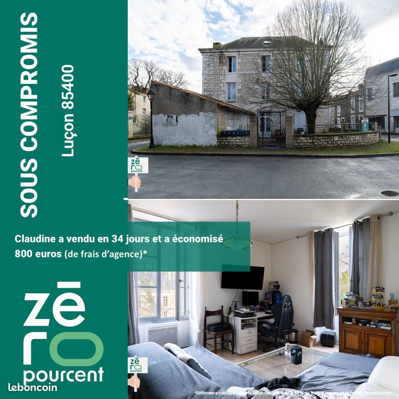 Appartement 2 pièces 35 m² · à Luçon · 35 m² · 59 900 €
